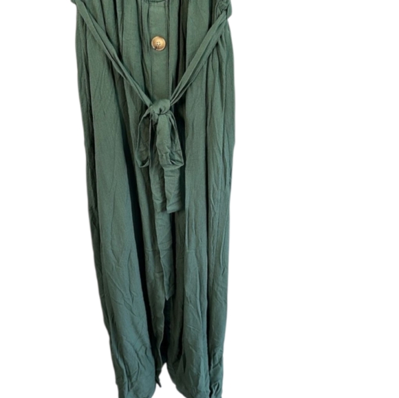 City Chic Jungle Green Off-Shoulder Tropical Tie Maxi Dress Plus Size 18 M NEW - Picture 7 of 13
